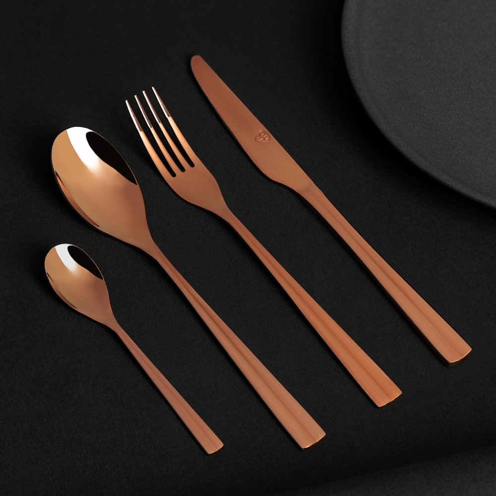 BY COLLECTION Ларре Ложка чайная, 1 пр. на блистере, нерж.сталь 18/10  (white line), арт.№ 815-411