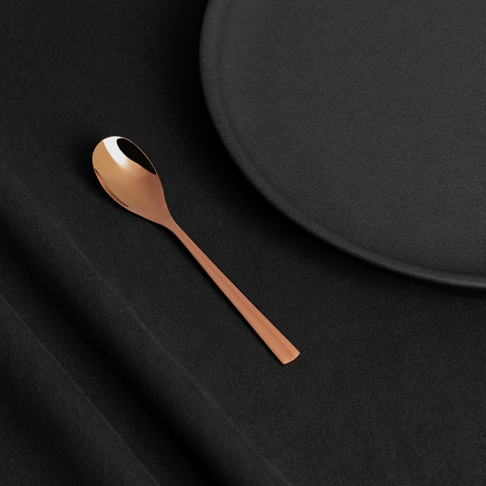 BY COLLECTION Ларре Ложка чайная, 1 пр. на блистере, нерж.сталь 18/10  (white line), арт.№ 815-411