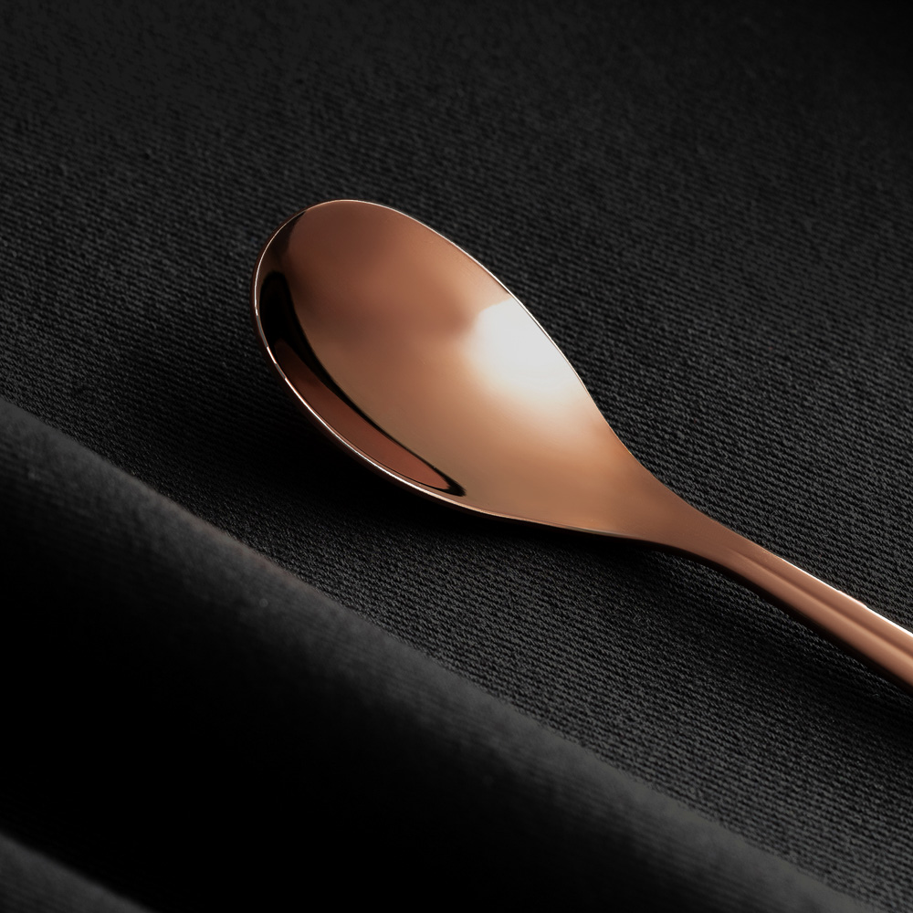 BY COLLECTION Ларре Ложка чайная, 1 пр. на блистере, нерж.сталь 18/10  (white line), арт.№ 815-411