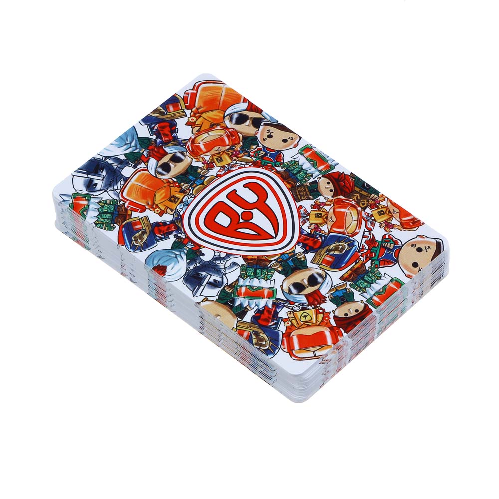 BY Карты игральные 54шт, пластик PVC, 6х9см, арт.№ 897-093