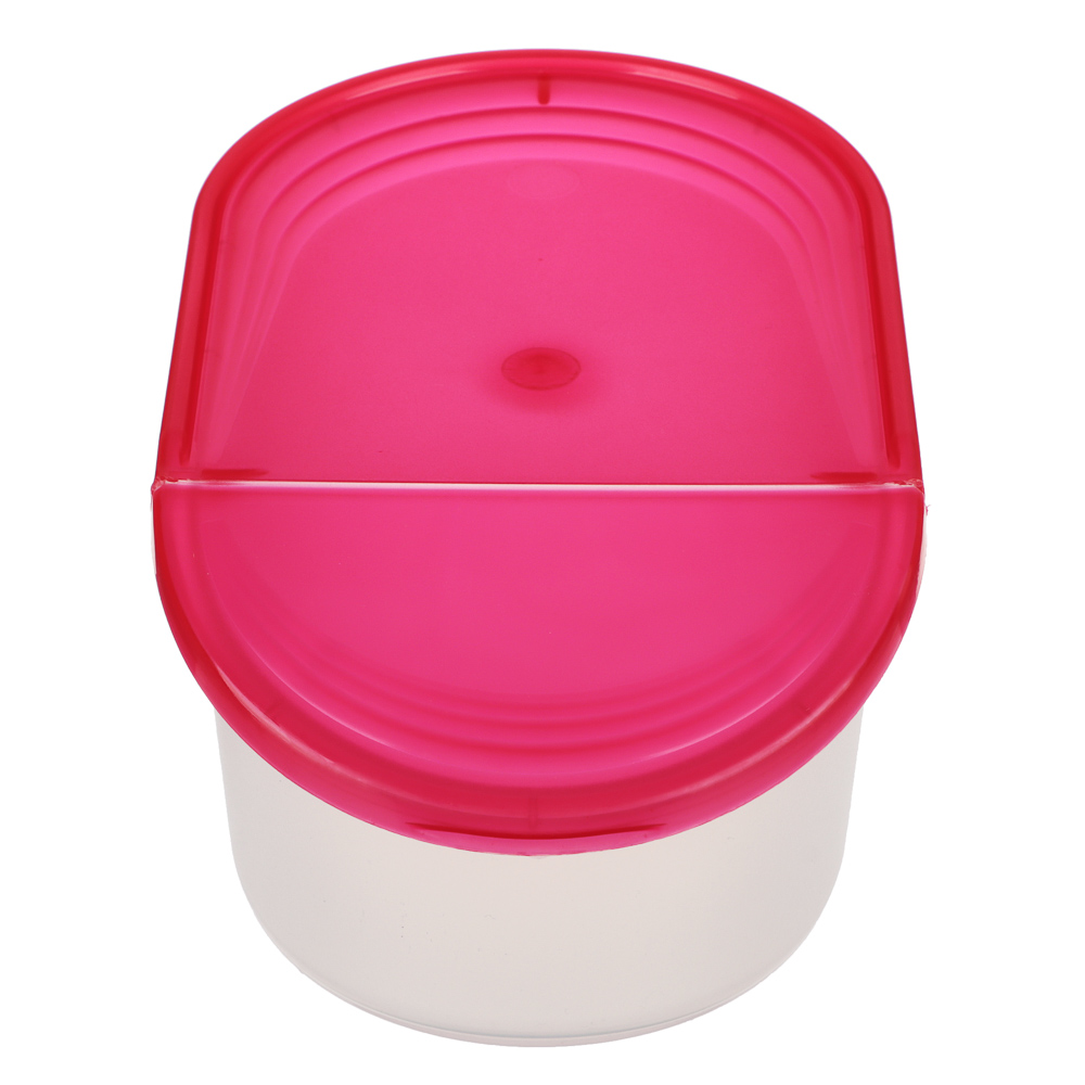 Банка для сыпучих продуктов Wave 0,5л, пластик, 4 цвета, арт.№ 861-368