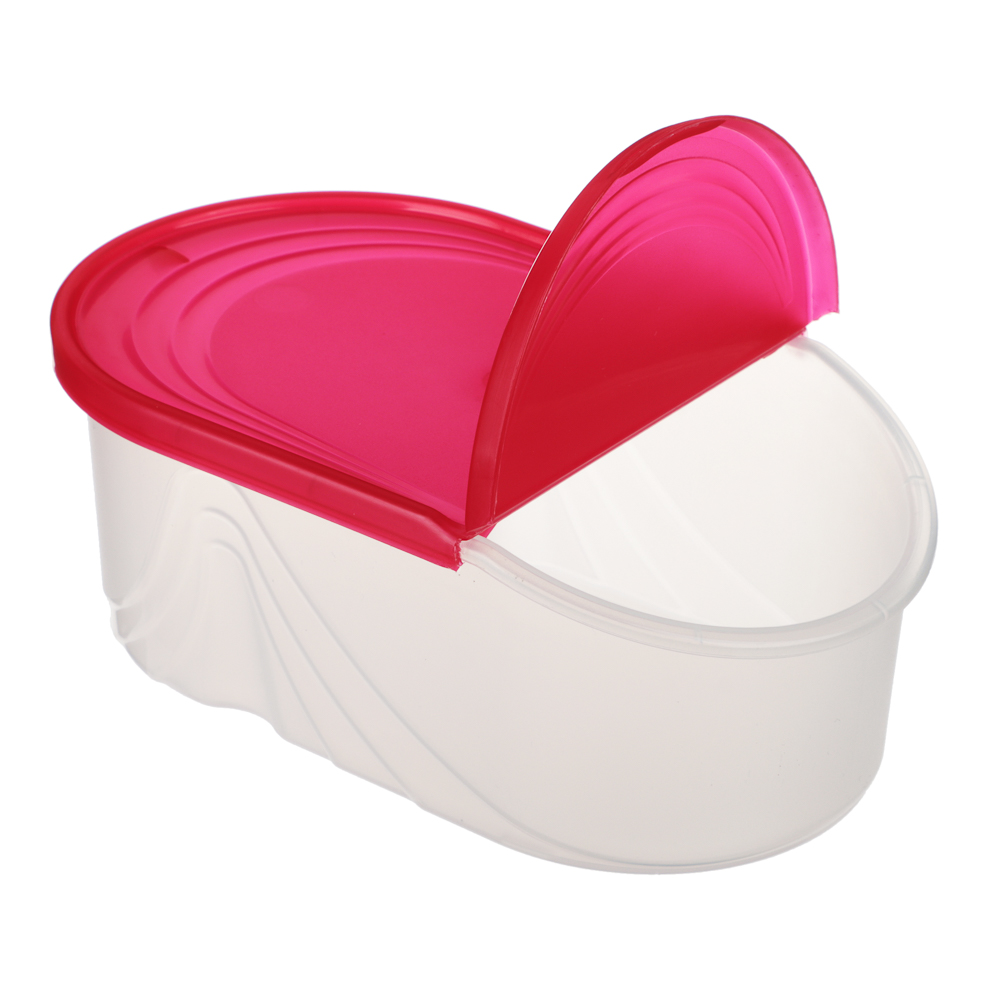 Банка для сыпучих продуктов Wave 0,5л, пластик, 4 цвета, арт.№ 861-368