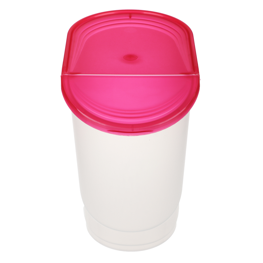 Банка для сыпучих продуктов Wave 1,5л, пластик, 4 цвета, арт.№ 861-370