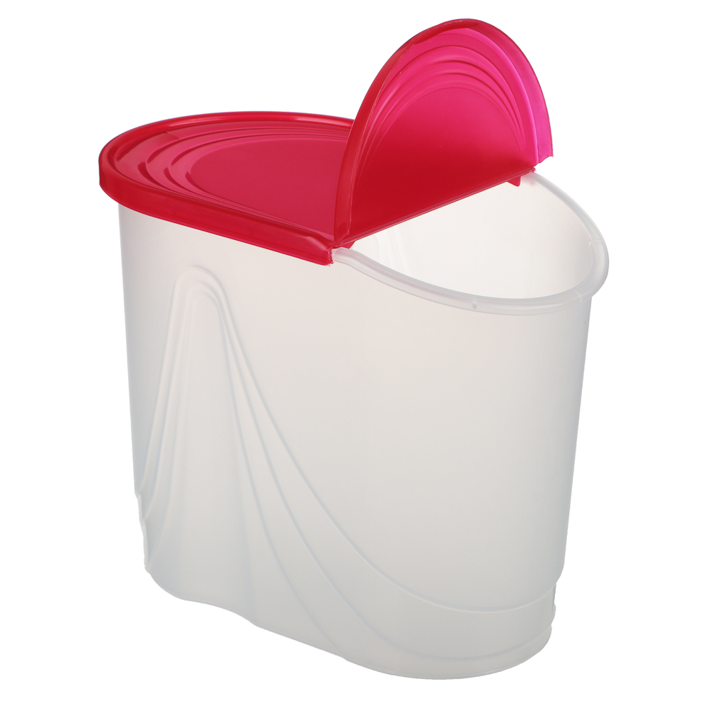 Банка для сыпучих продуктов Wave 1,5л, пластик, 4 цвета, арт.№ 861-370