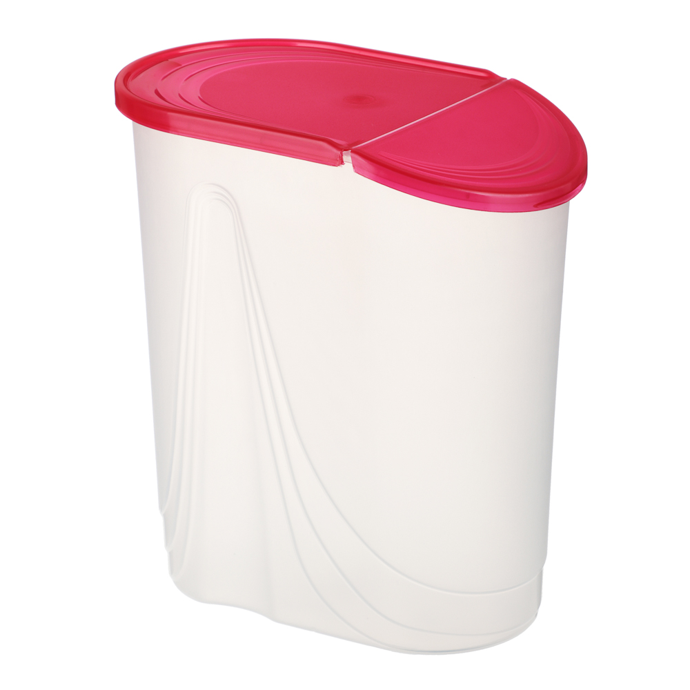 Банка для сыпучих продуктов Wave 2,0л, пластик, 4 цвета, арт.№ 861-371