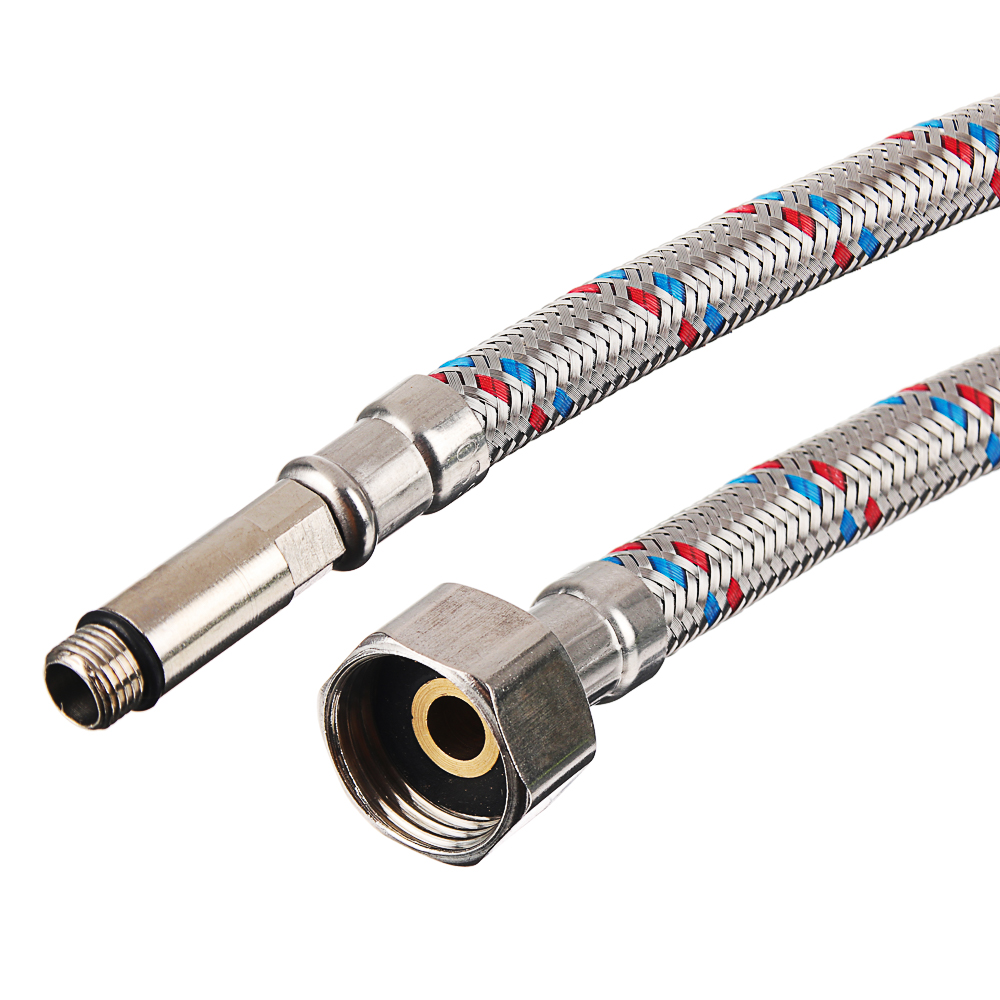 FRESSO Подводка гибкая для смесителя  Г1/2", М10, 100см, 2шт, арт.№ 573-239