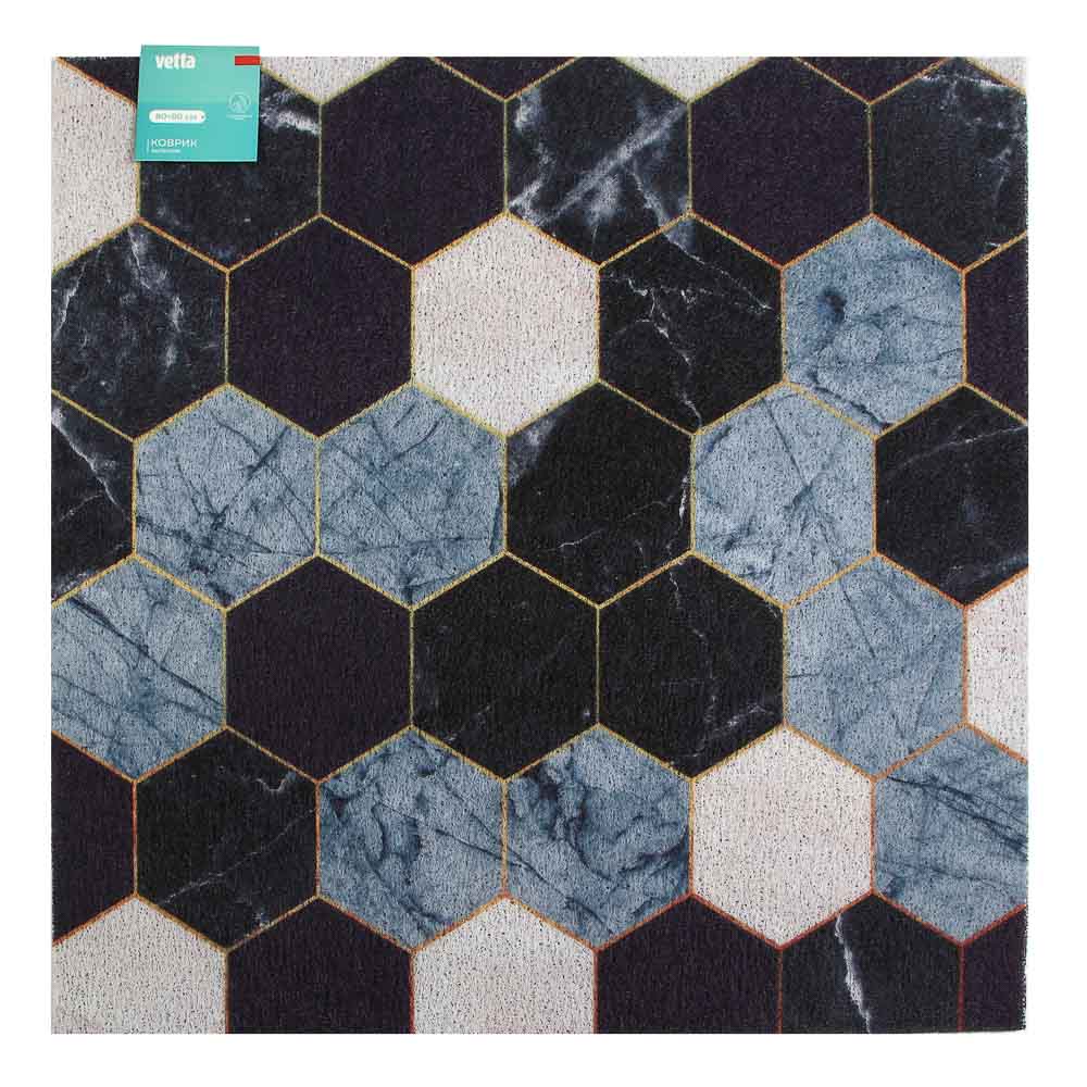 Коврик вырезной тм VETTA Соты, 80х80см, 2 дизайна, арт.№ 466-415