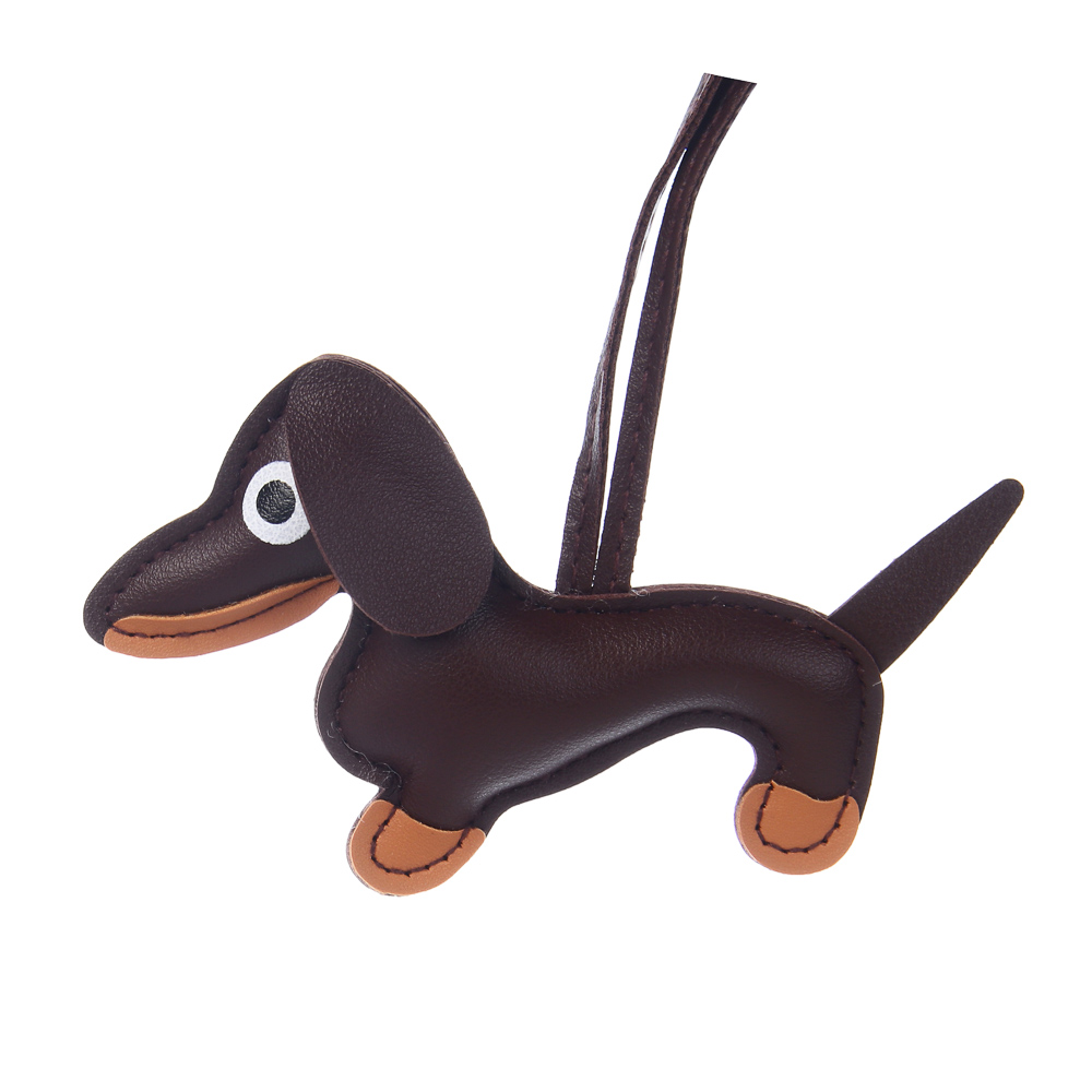 Подвеска брелок тм ЮL Такса, ПУ, 22х12,5 см, 3 цвета, арт.№ 334-149