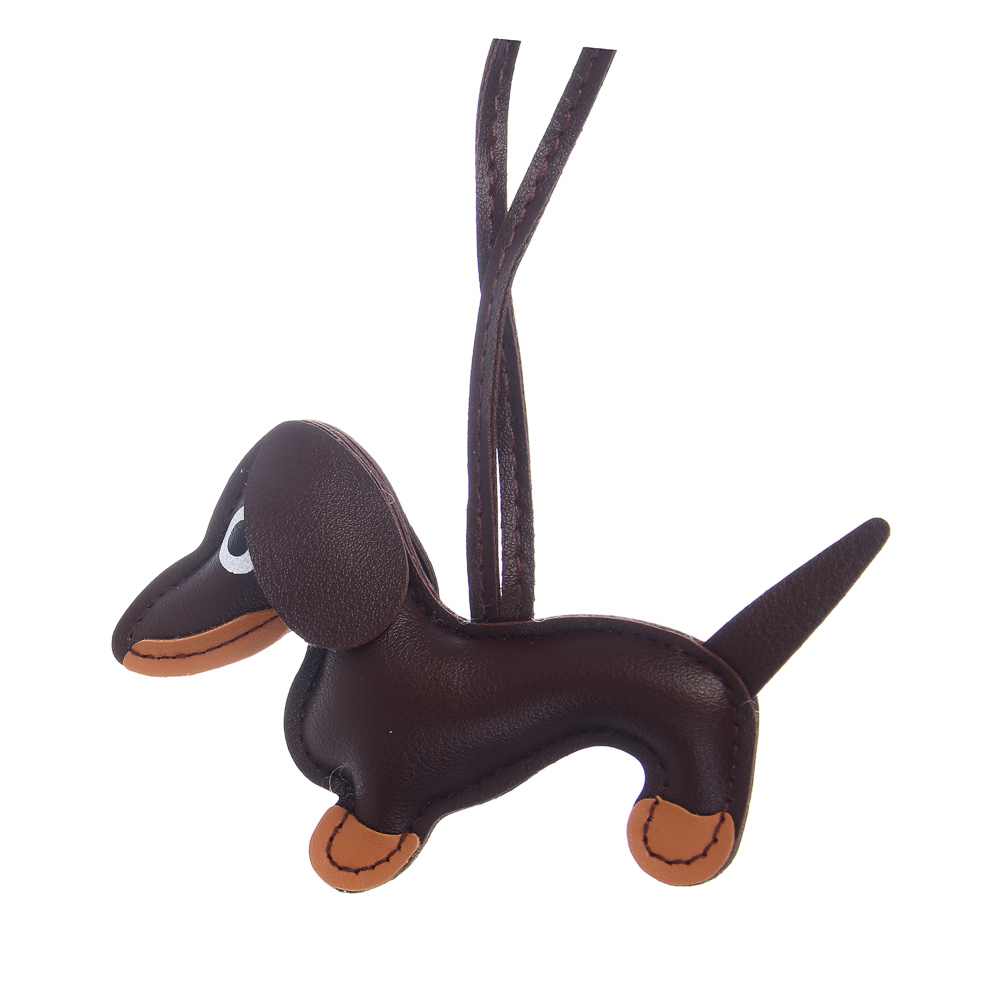 Подвеска брелок тм ЮL Такса, ПУ, 22х12,5 см, 3 цвета, арт.№ 334-149