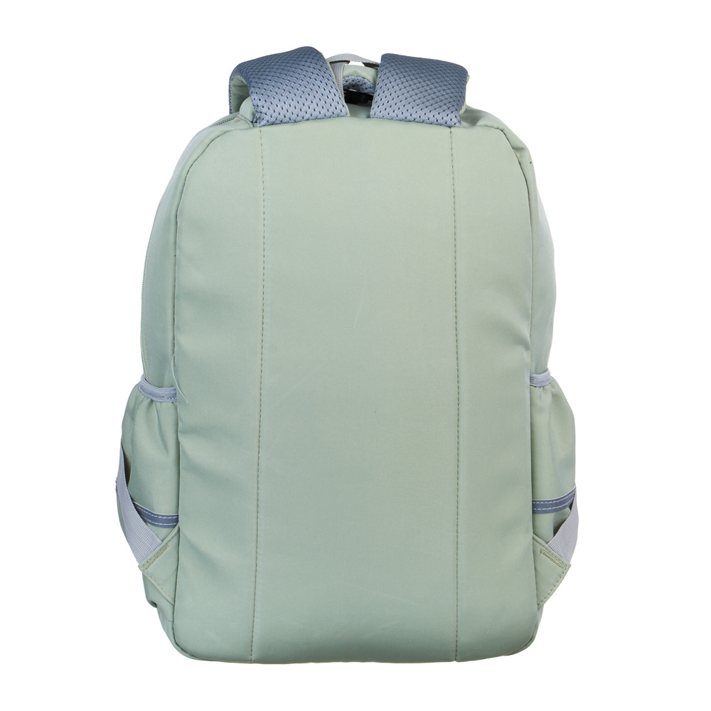 Рюкзак подростковый 42x28x15см, 2 отд., 3 карм., липучка, вышивка, усиленная ручка, ПЭ, фисташковый, арт.№ 254-743