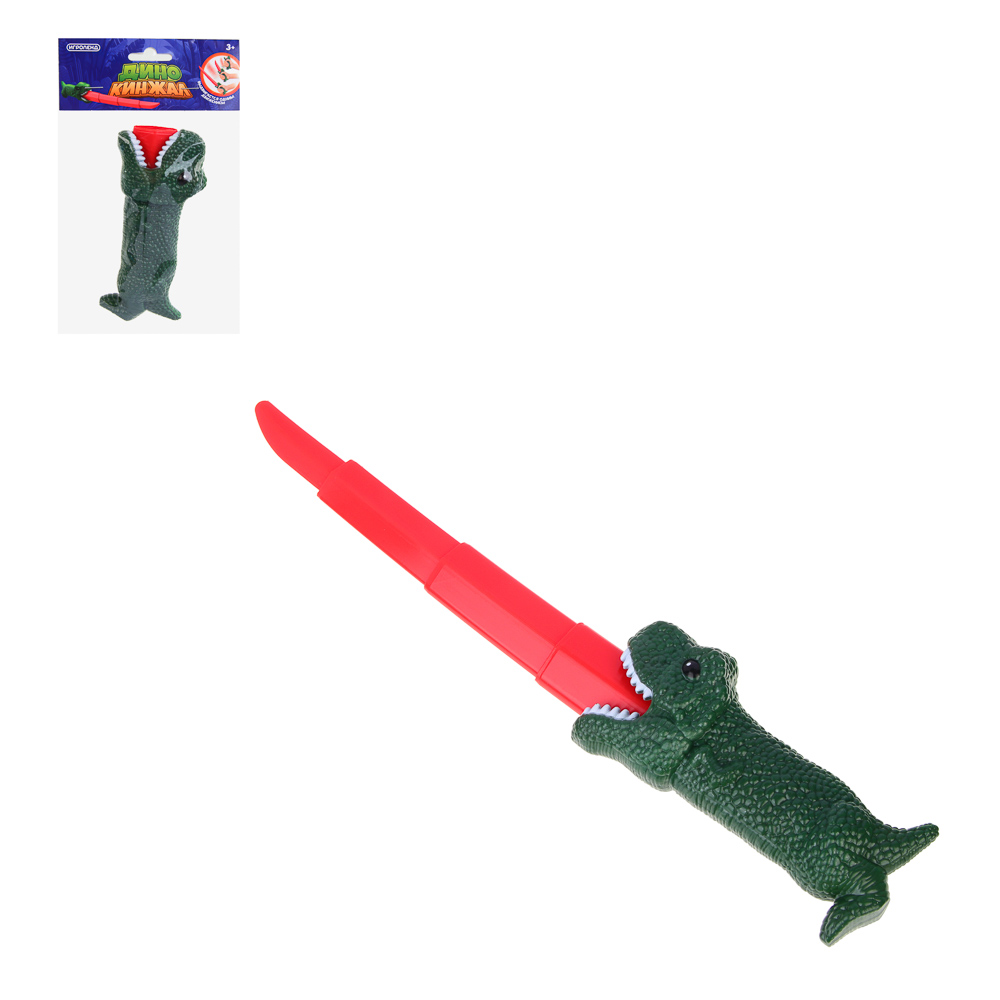 ИГРОЛЕНД Игрушка "Дино-кинжал", PP, движение, 12x19x2см, арт.№ 277-134