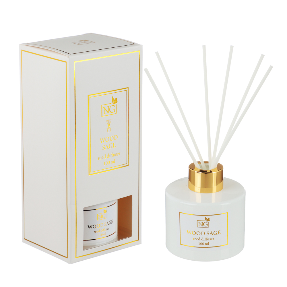 NEW GALAXY Ароматизатор диффузор "LUX",100 мл.4 шт.(wood sage,white flower, black code, pear&freesia, арт.№ 778-147