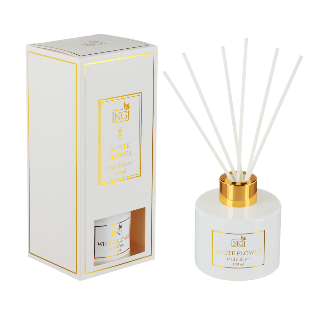 NEW GALAXY Ароматизатор диффузор "LUX",100 мл.4 шт.(wood sage,white flower, black code, pear&freesia, арт.№ 778-147