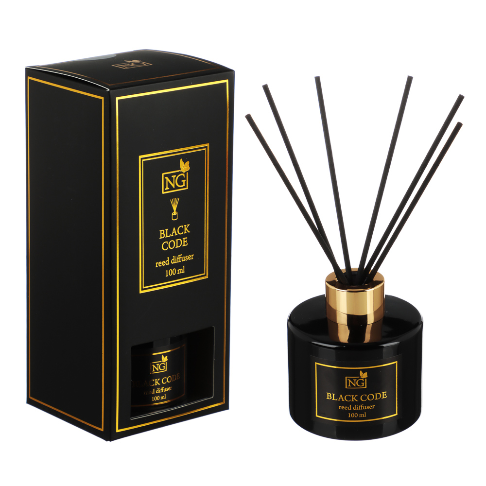 NEW GALAXY Ароматизатор диффузор "LUX",100 мл.4 шт.(wood sage,white flower, black code, pear&freesia, арт.№ 778-147