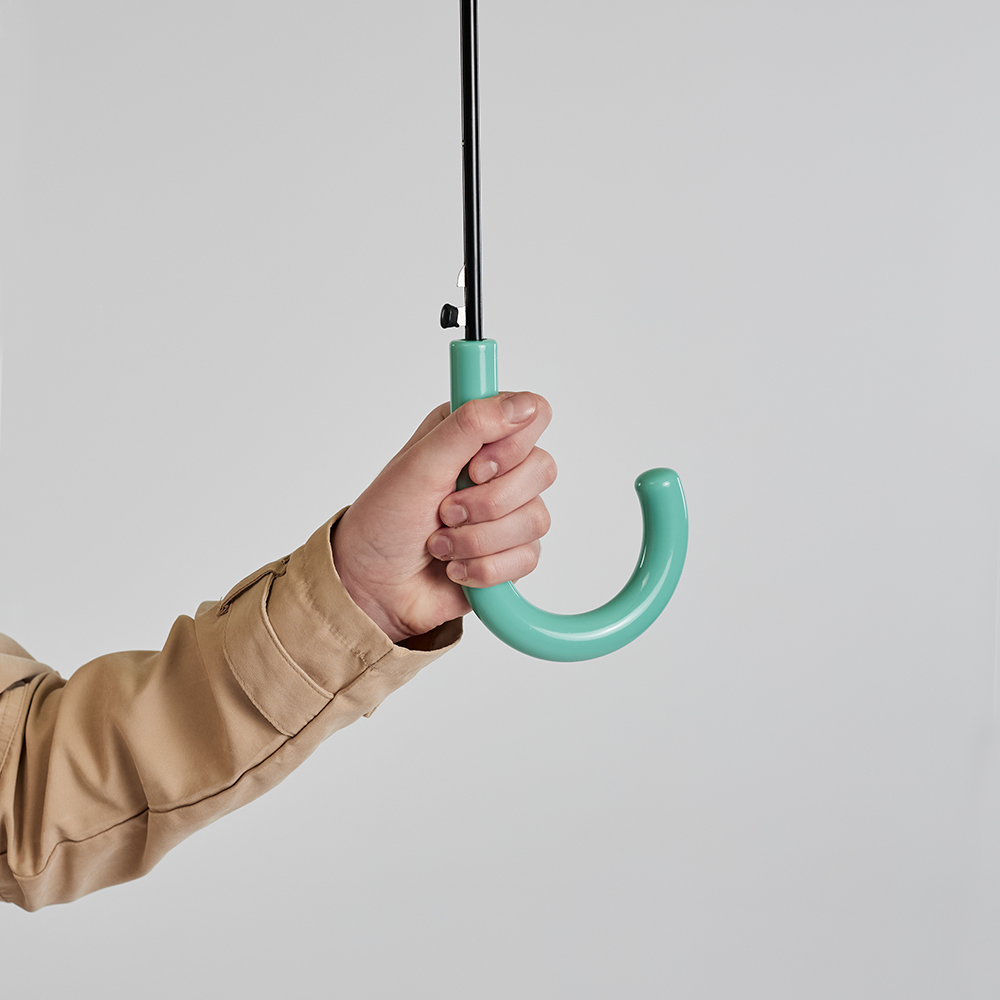 Зонт-трость, универсальный, металл, пластик, ПВХ, 60 см, 8 спиц, банан, RST910, арт.№ 302-386