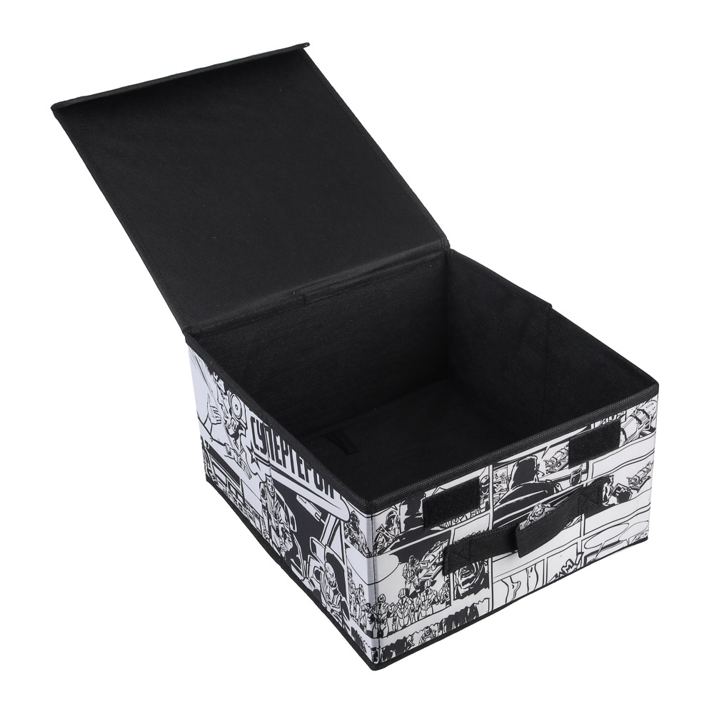 BY Русские Супергерои Короб с крышкой, 28x30x16 см, полиэстер, комикс, арт.№ 457-802