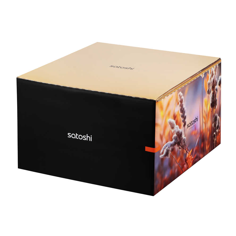 SATOSHI Эмери Сковорода литая d=24см, антипригарное покрытие мрамор, индукция, 3 цвета, арт.№ 846-741