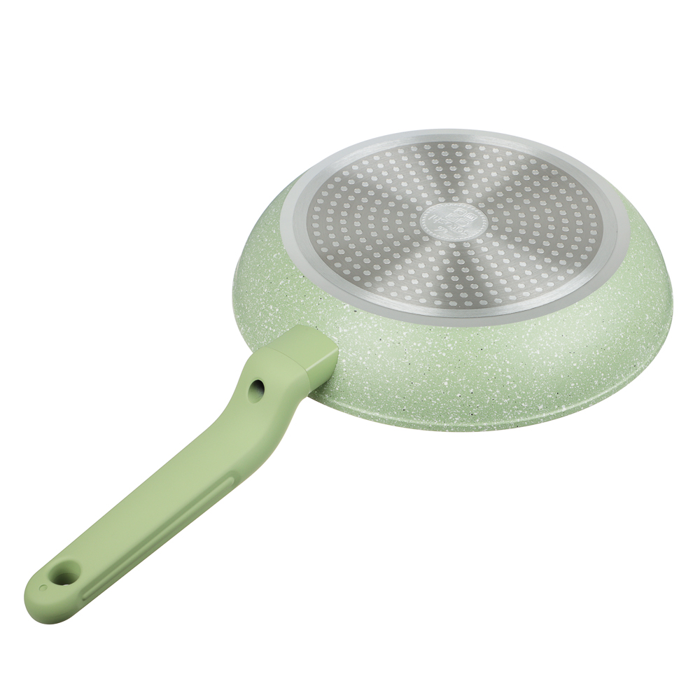 SATOSHI Эмери Сковорода литая d=24см, антипригарное покрытие мрамор, индукция, 3 цвета, арт.№ 846-741