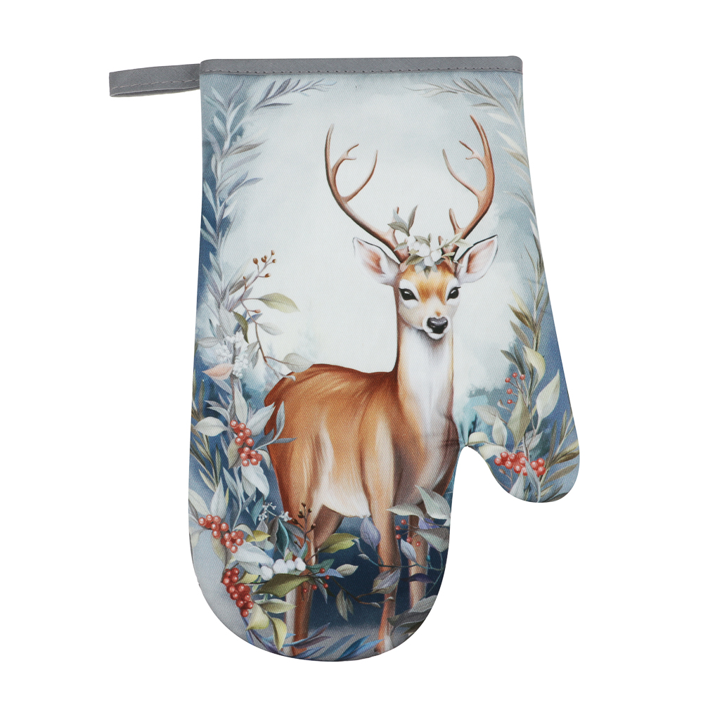 PROVANCE Нордик Прихватка-варежка, 18х28см, 100% хлопок, олень, арт.№ 492-288