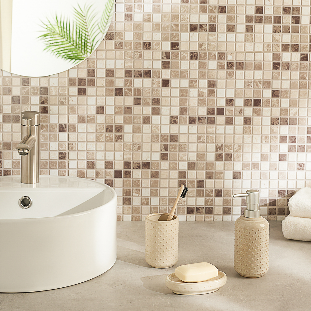 VETTA Стакан для ванной комнаты "Point", керамика, арт.№ 463-368