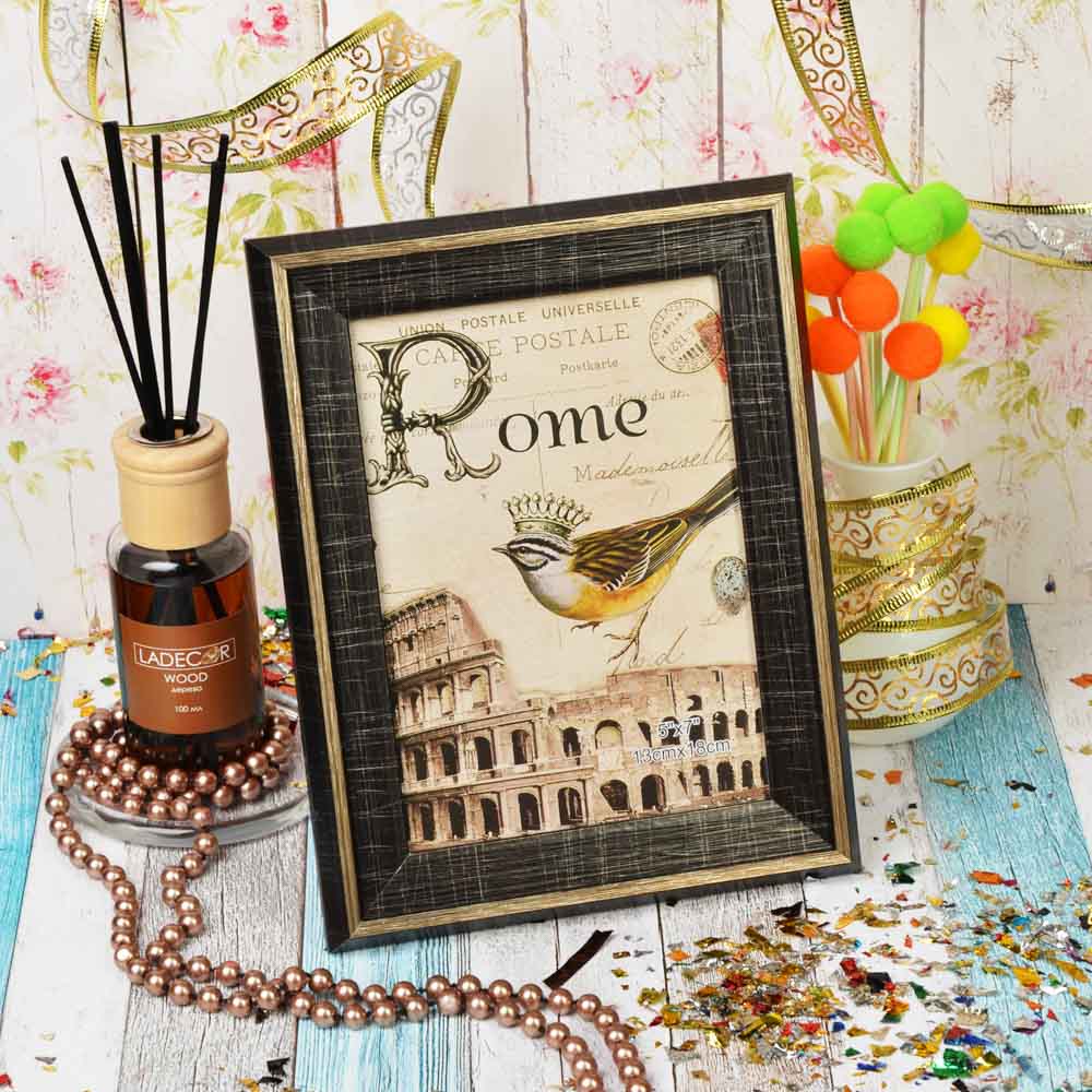 Фоторамка, 13х18 см, 2 цвета, МДФ, пластик, арт. 2903-43, арт.№ 520-537