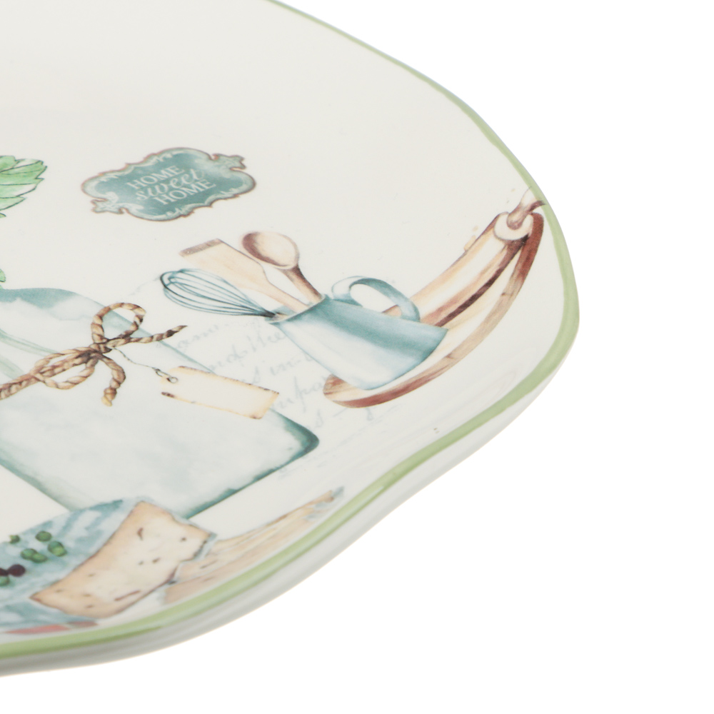 MILLIMI Земляника Тарелка, 21,5х2,5см, керамика, арт.№ 824-202