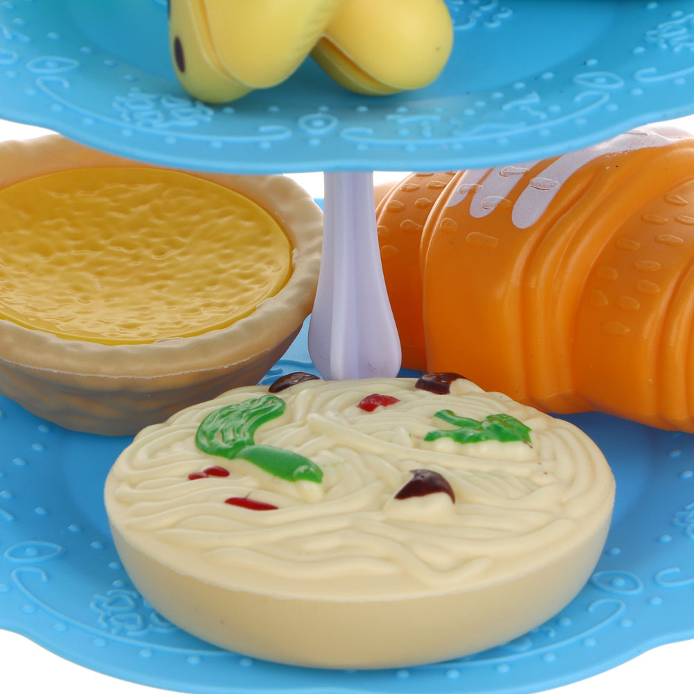 ИГРОЛЕНД Продукты на подставке "Вкусняшки", с аксессуарами в пакете, PP, PVC,21х26 см, 3 диз, арт.№ 294-187
