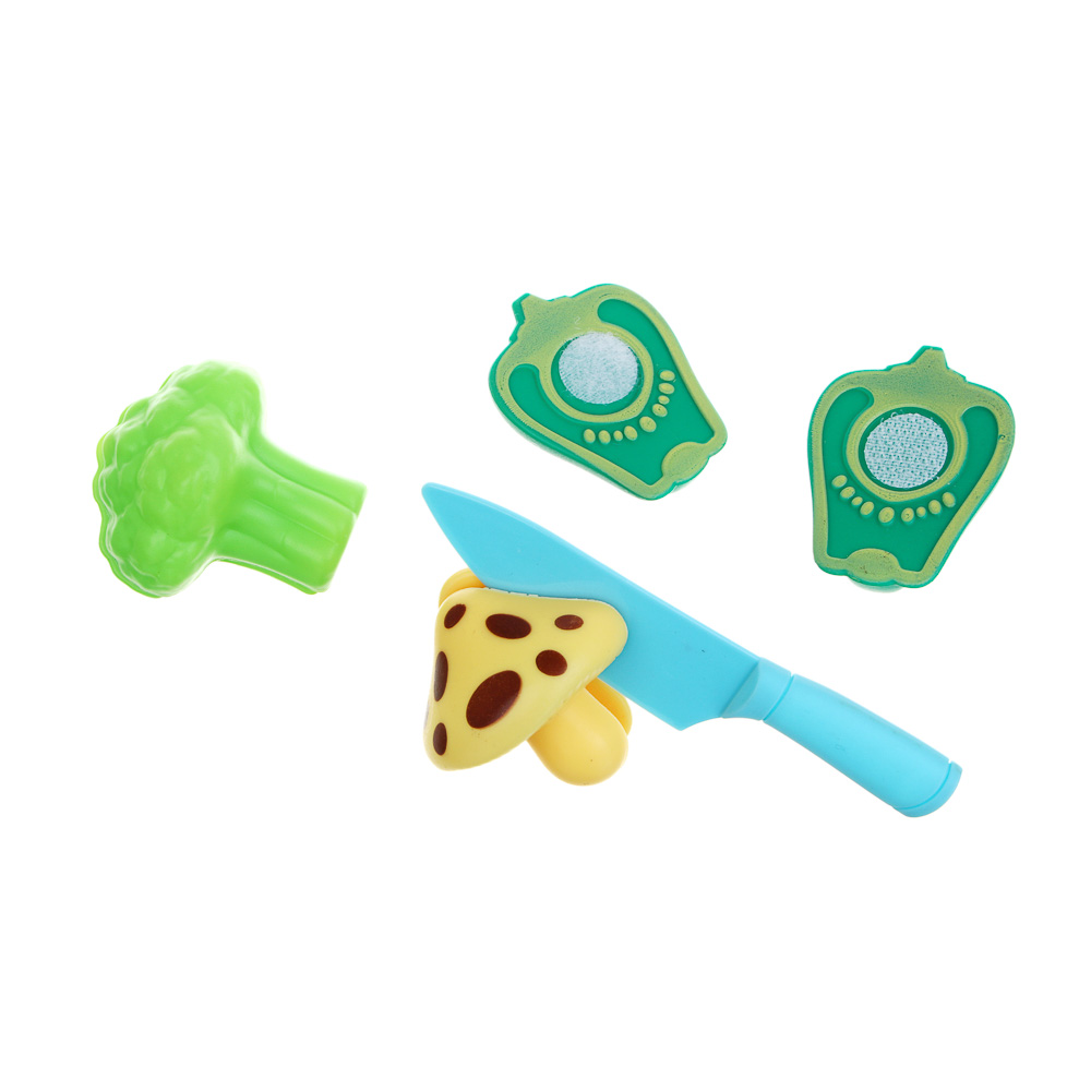 ИГРОЛЕНД Продукты на подставке "Вкусняшки", с аксессуарами в пакете, PP, PVC,21х26 см, 3 диз, арт.№ 294-187