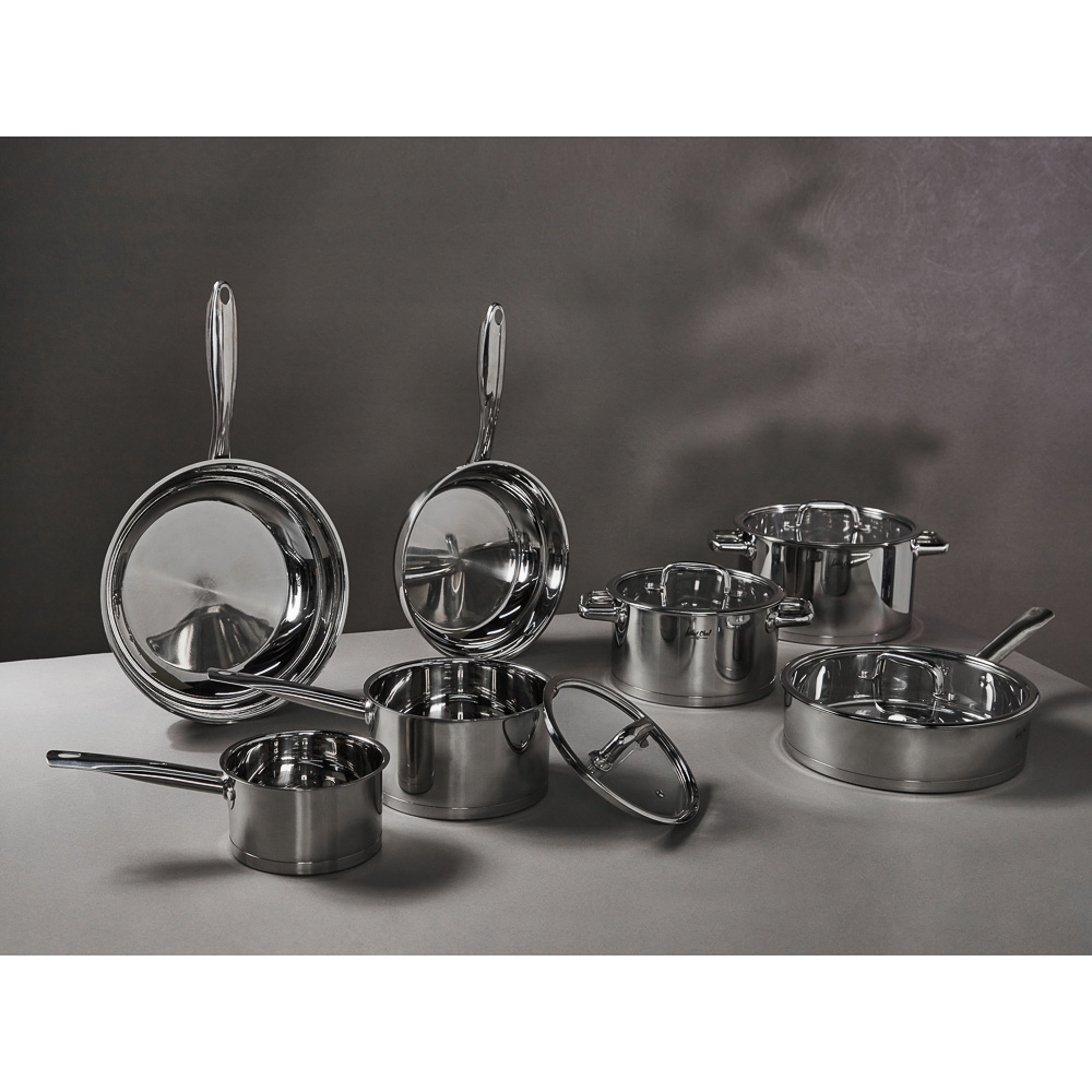 Ivlev Chef Royal Кастрюля 20х11см 3,4л, со стекл. крышкой, индукция, нерж.сталь 18/10, арт.№ 822-221