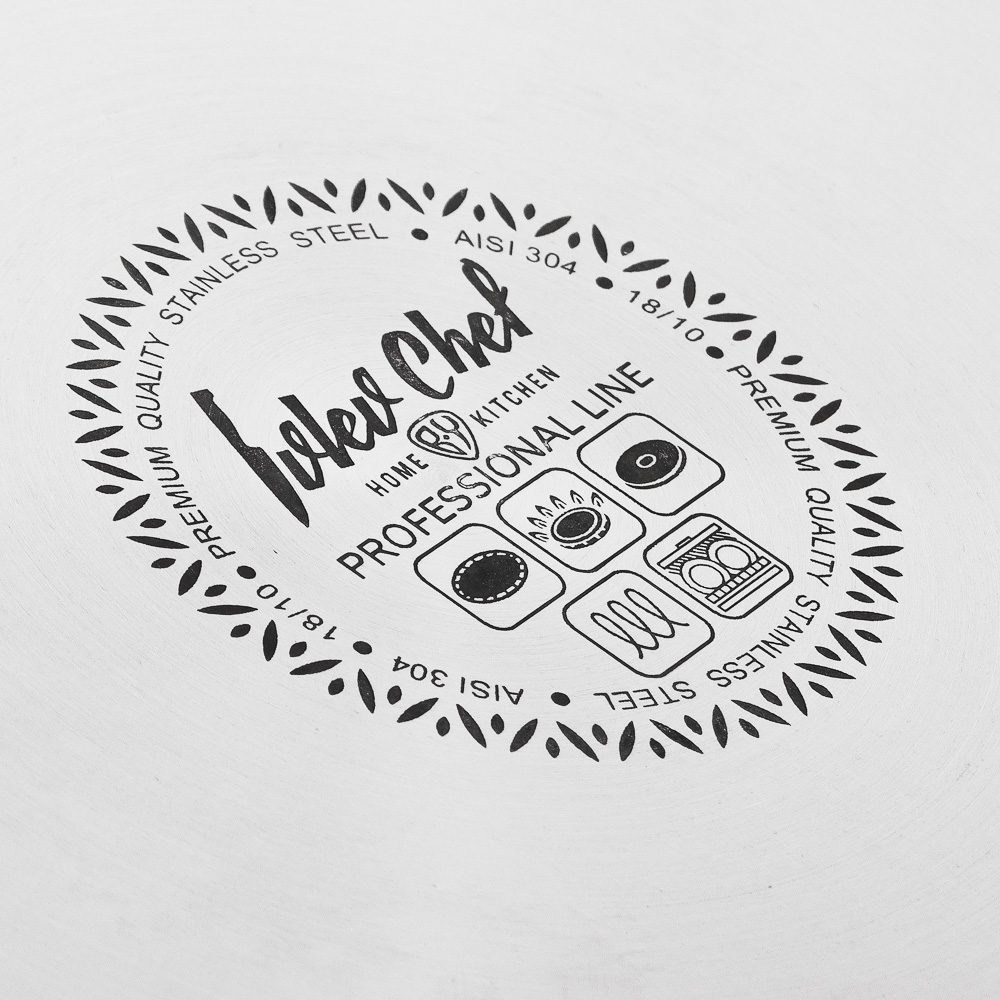 Ivlev Chef Royal Сковорода 24см, индукция, нерж.сталь 18/10, арт.№ 822-226