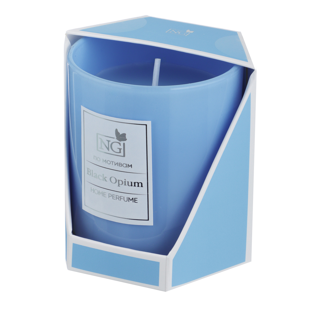 NEW GALAXY Ароматизированная свеча Home perfume 140гр. Black Opium, арт.№ 778-224