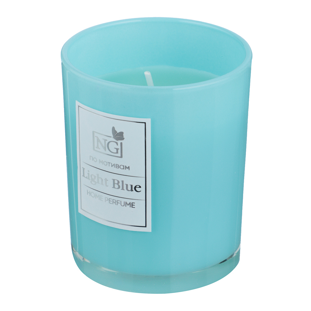 NEW GALAXY Ароматизированная свеча Home perfume 140гр. Light Blue, арт.№ 778-225