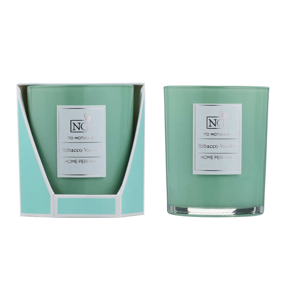 NEW GALAXY Ароматизированная свеча Home perfume 140гр. Tobacco Vanille, арт.№ 778-227