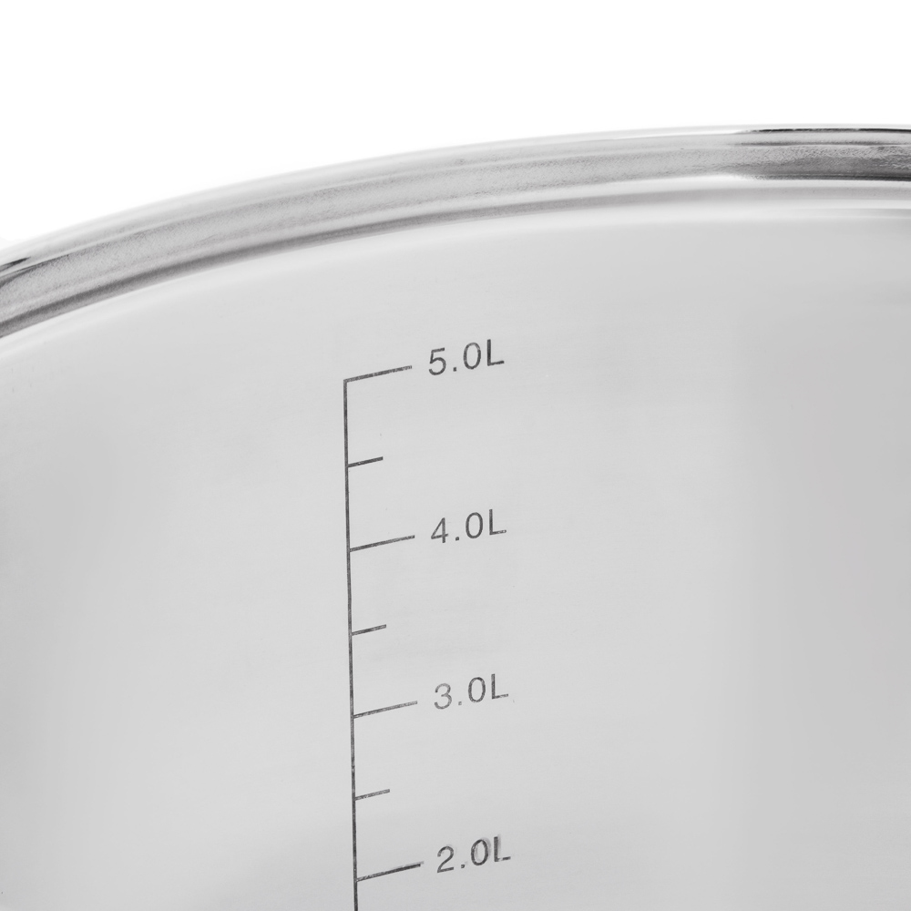 SATOSHI Альбер Кастрюля 24х13,5см, 5,9л, со стекл. крышкой, индукция, арт.№ 822-215