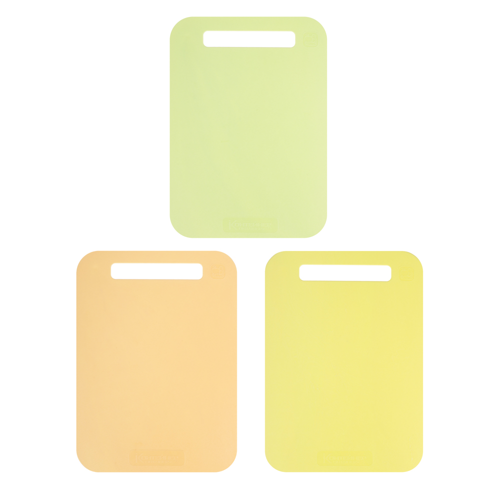 Доска разделочная, пластик, 17х24 см, 3 цвета, арт.№ 852-128