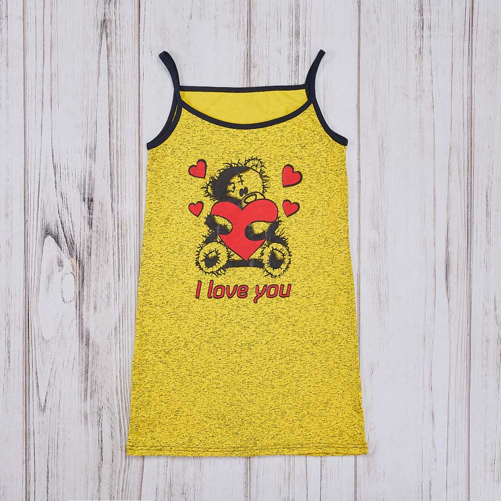 Туника женская на лямках, р.42-46, 100% хлопок, арт. 33831, ТМ Милена, арт.№ 354-208