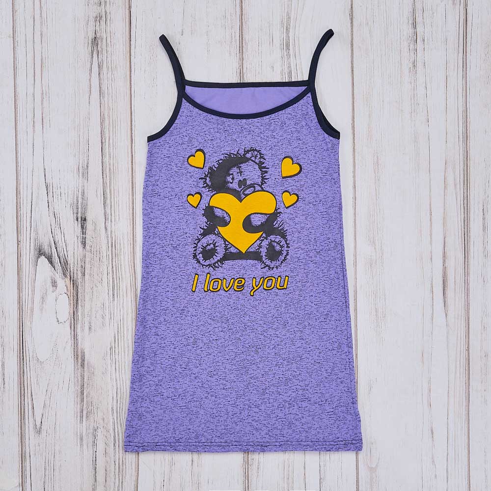 Туника женская на лямках, р.42-46, 100% хлопок, арт. 33831, ТМ Милена, арт.№ 354-208