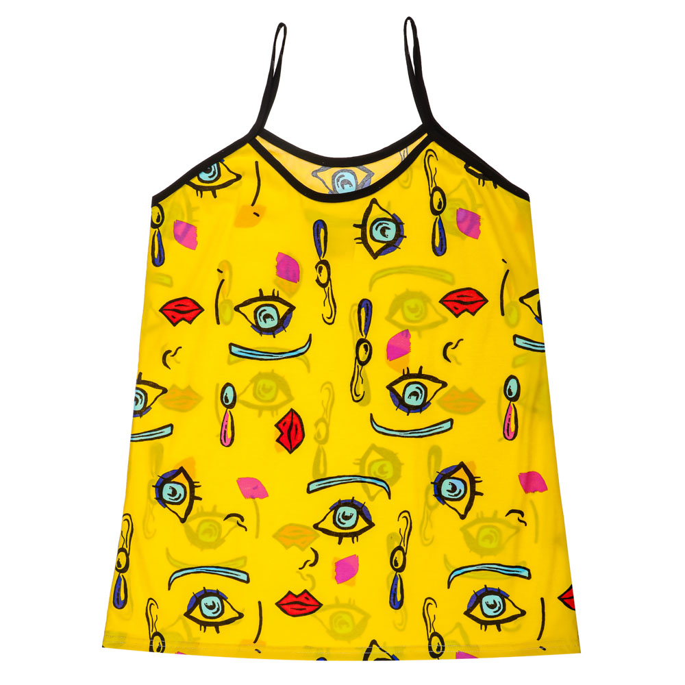 Туника женская на лямках, р.42-46, 100% хлопок, арт. 33831, ТМ Милена, арт.№ 354-208