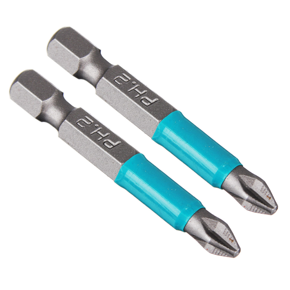 Биты ПРОФИ, PH2х50мм, сталь S2, блистер 2 шт., арт.№ 645-203