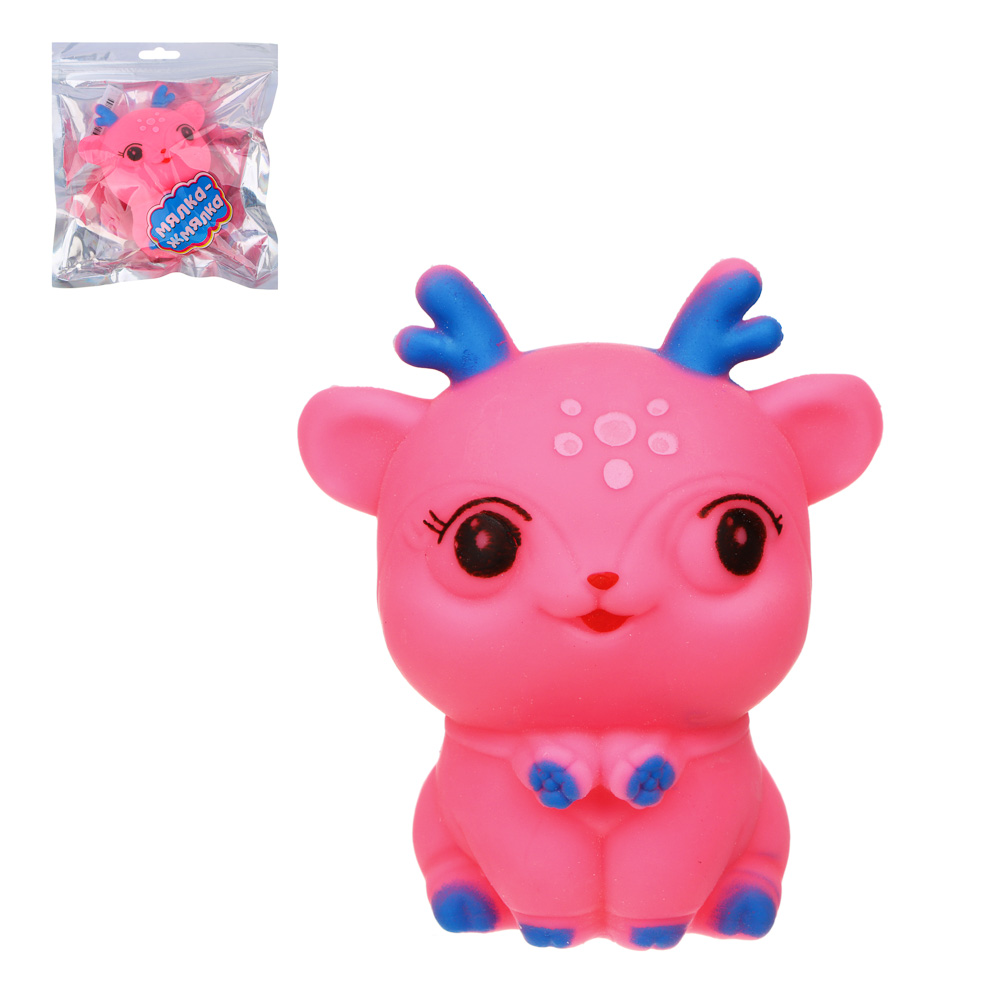 LASTIKS Мялка в виде животных/ фруктов, ТПР, 6-12см, 6 дизайнов, арт.№ 297-076