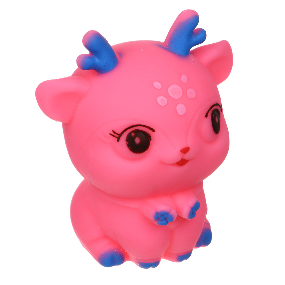 LASTIKS Мялка в виде животных/ фруктов, ТПР, 6-12см, 6 дизайнов, арт.№ 297-076