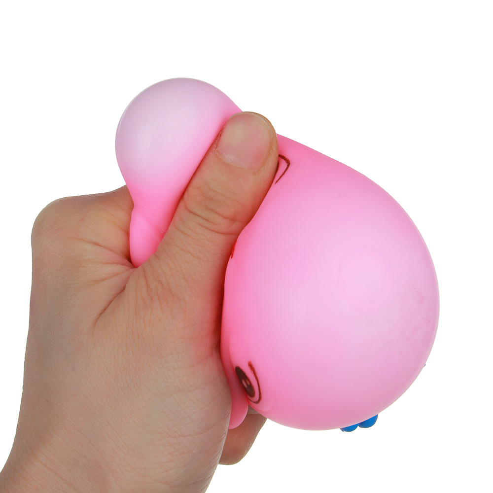 LASTIKS Мялка в виде животных/ фруктов, ТПР, 6-12см, 6 дизайнов, арт.№ 297-076