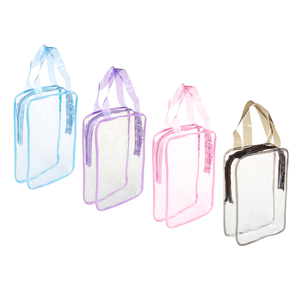 Косметичка банная ЮL, ПВХ, 23x15x6см, 4 цвета, арт.№ 364-234