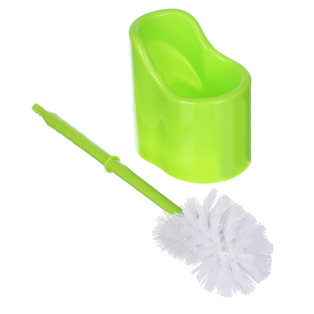 VETTA Ёрш для туалета с двойной щеткой, пластик, 40см, арт.№ 463-635