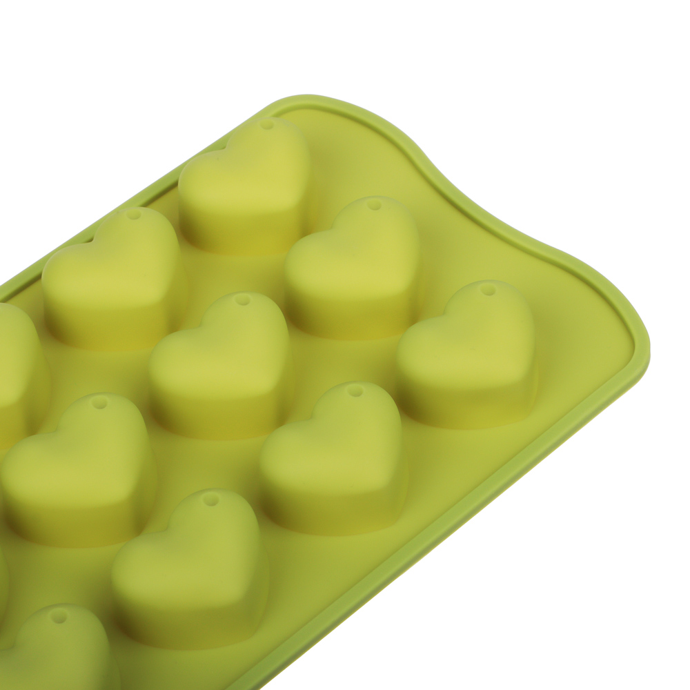 VETTA Форма силиконовая для шоколада и льда 15 ячеек, 21x10x1,6см "Конфета", 3 цвета, арт.№ 856-001