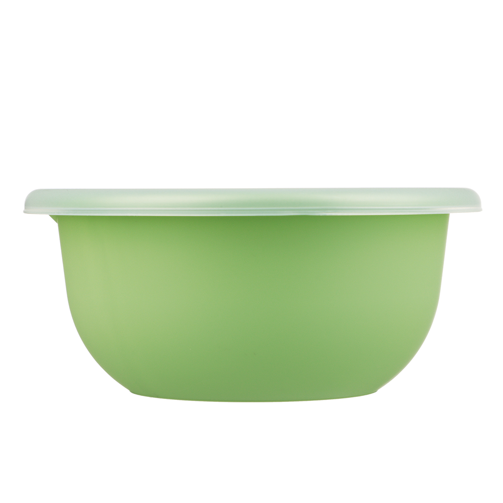 Миска Modena 1,2л с крышкой, пластик, 2 цвета, арт.№ 861-490