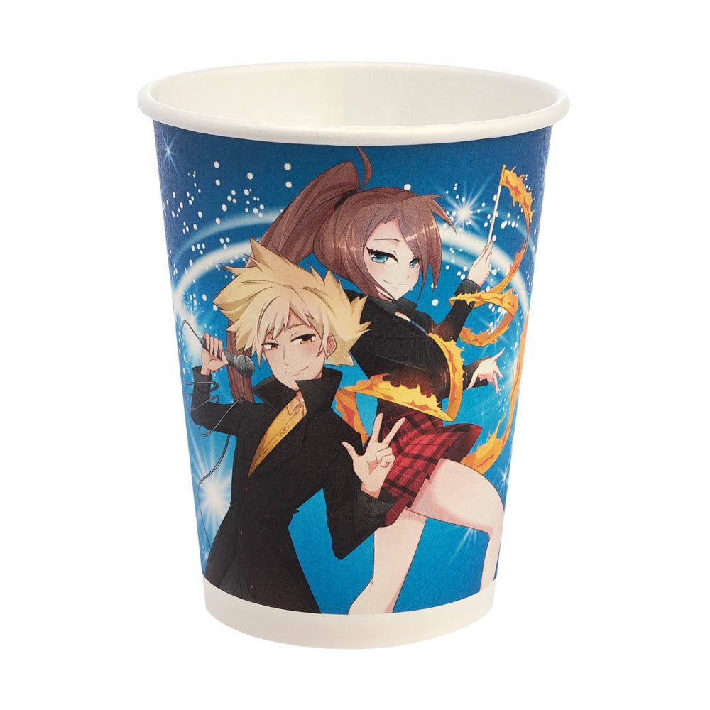 ВСЁГАЗИН Набор бумажных стаканов 6шт, аниме, 250мл, арт.№ 499-066