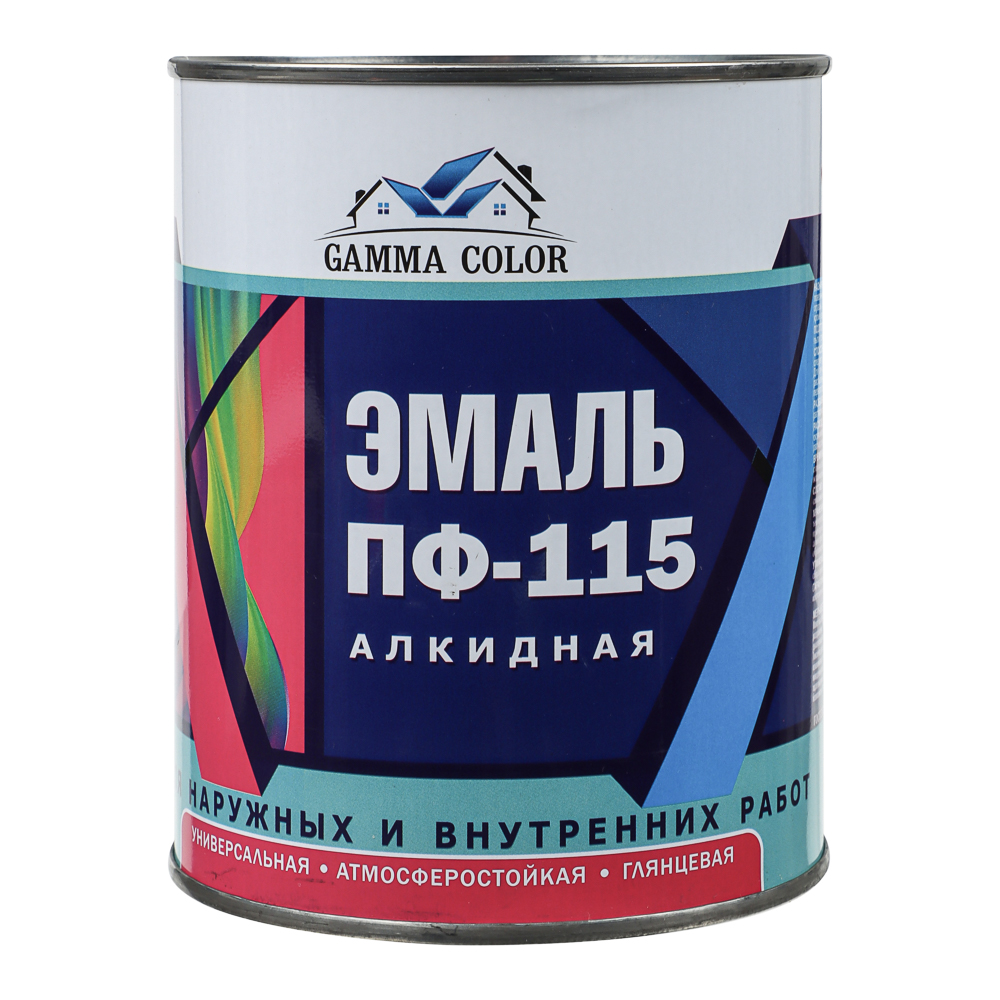 Эмаль ПФ-115 тм GAMMA COLOR, белая, арт.№ 630-032