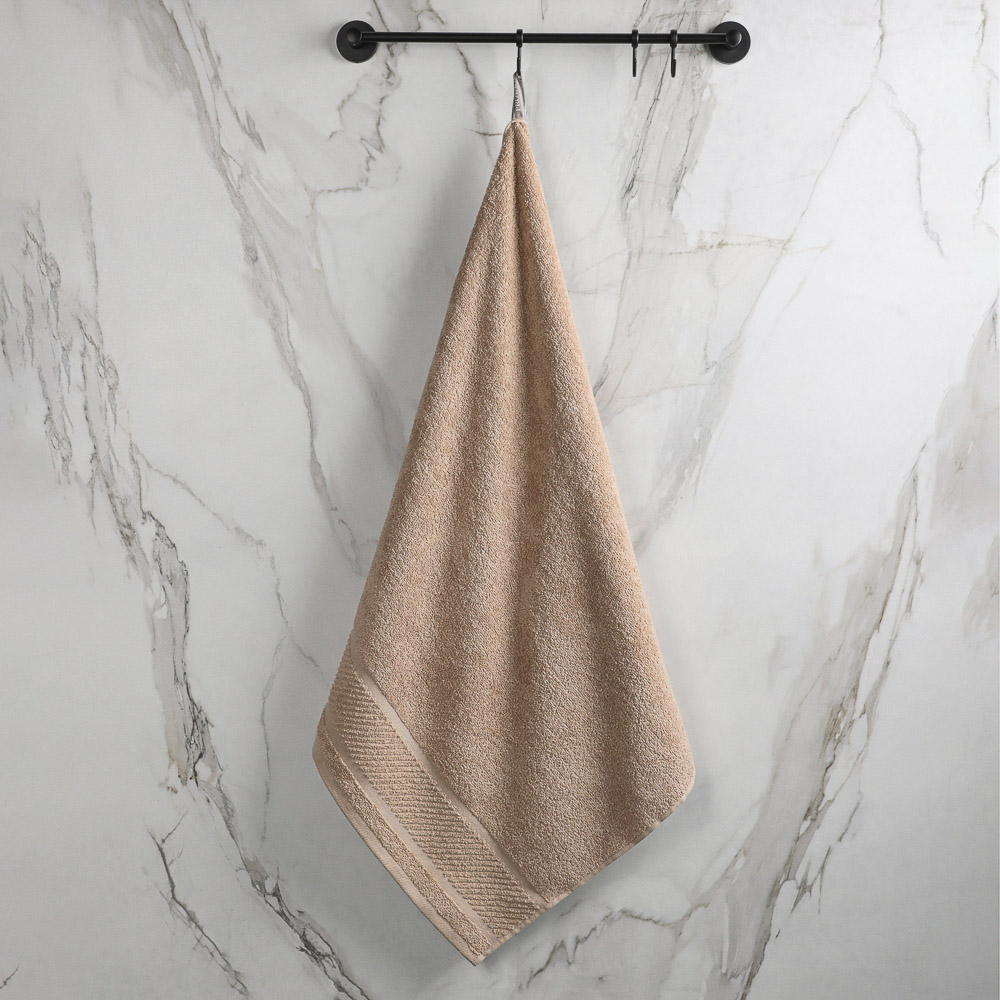 PROVANCE Виана Полотенце махровое, 100% хлопок, 70х130см, темно-бежевый, арт.№ 484-075