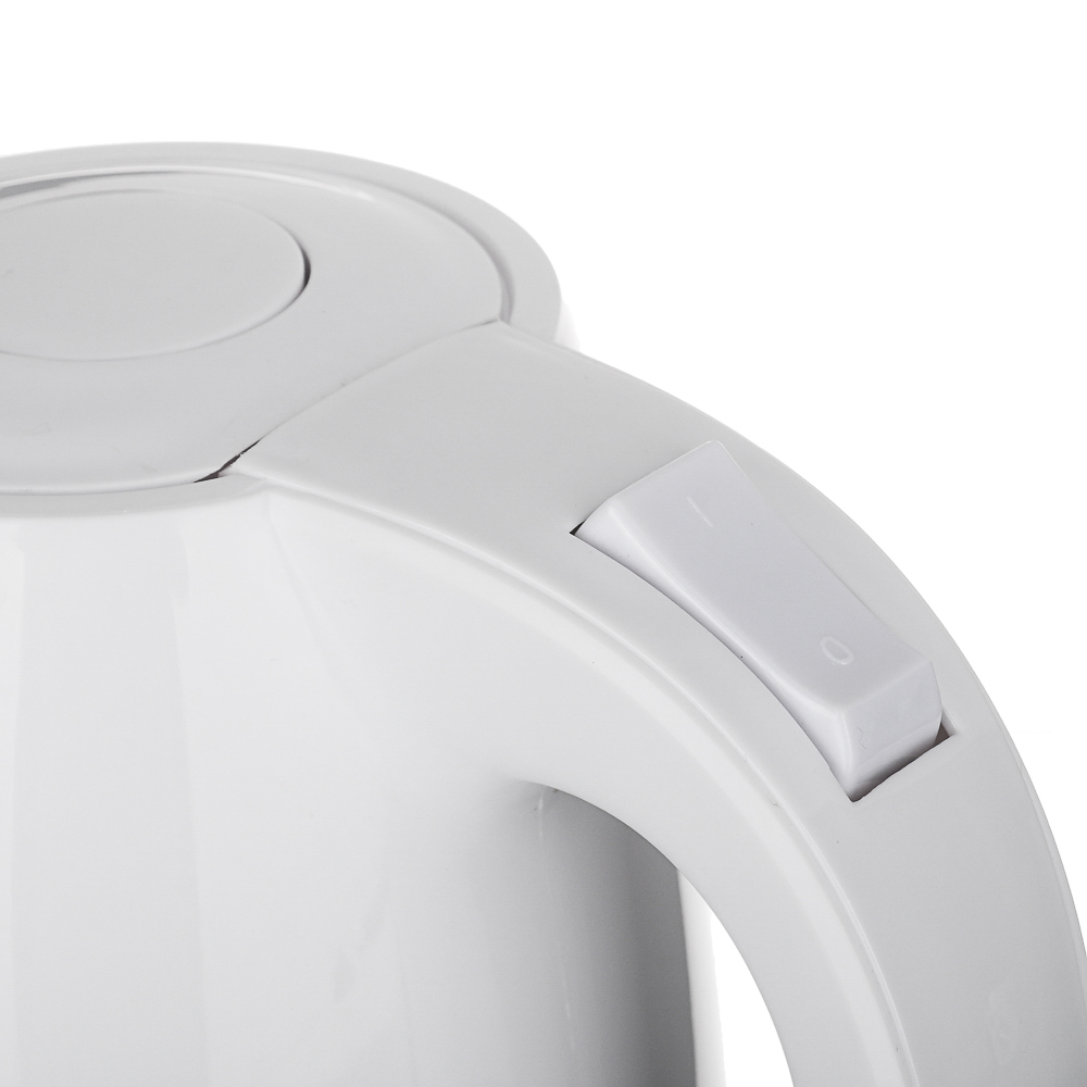 LEBEN Чайник электрический 1,0л, 1350Вт, скрытый нагр.элемент, пластик, 2 цвета, арт.№ 291-044